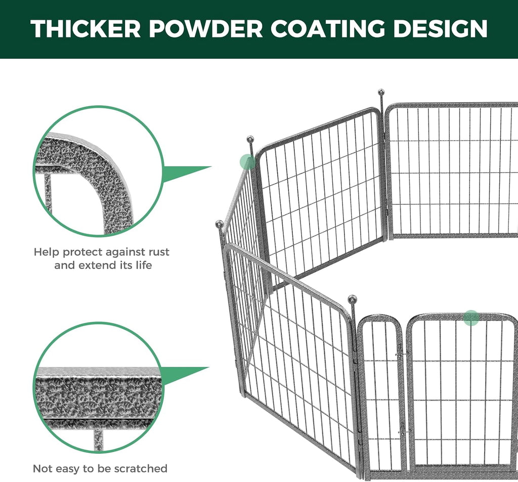 Aster Dog Playpen Designed for Yard, 24inch 16 Panels