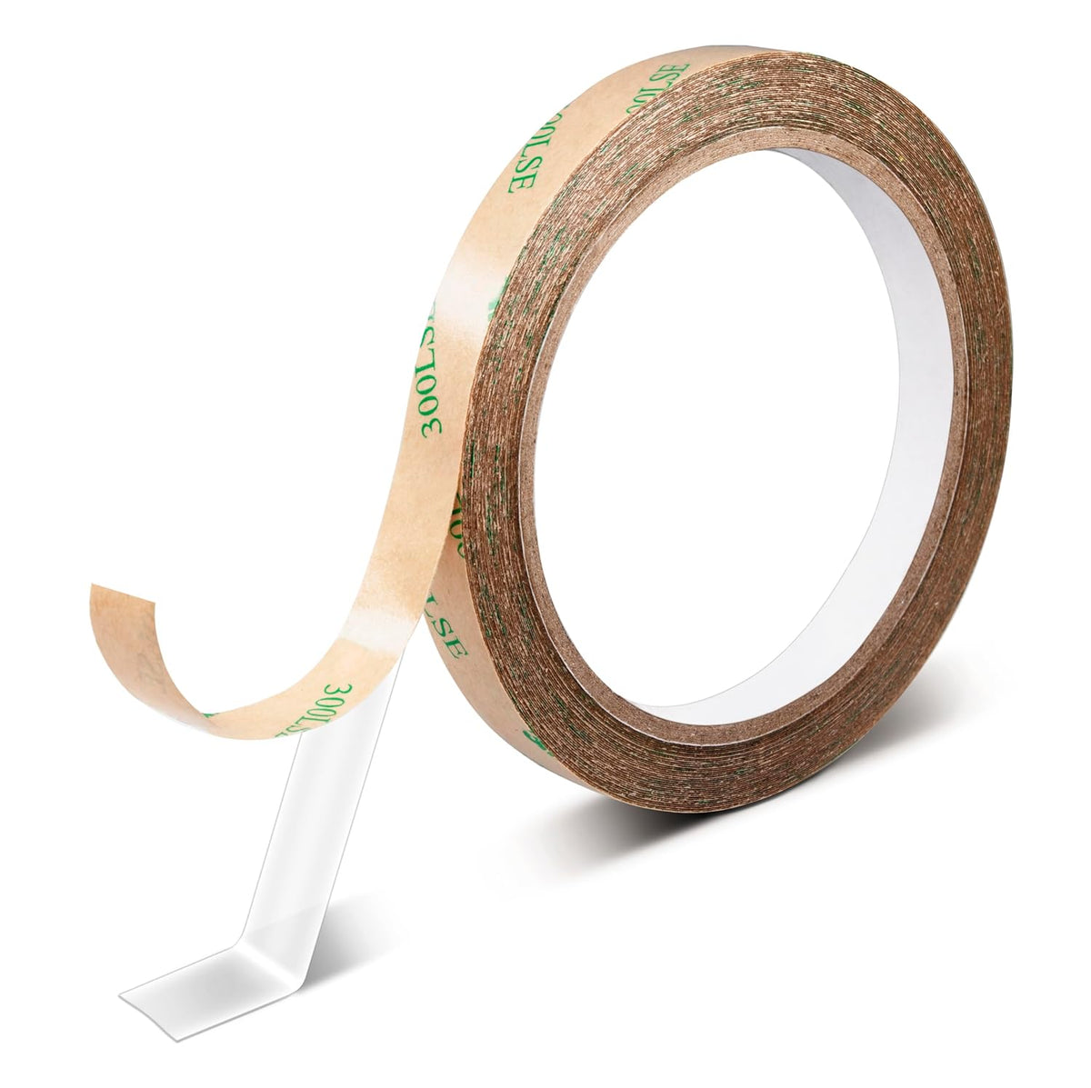 Thin Double Sided Tape,Heat Resistant,Clear Adhesive Tape Strips