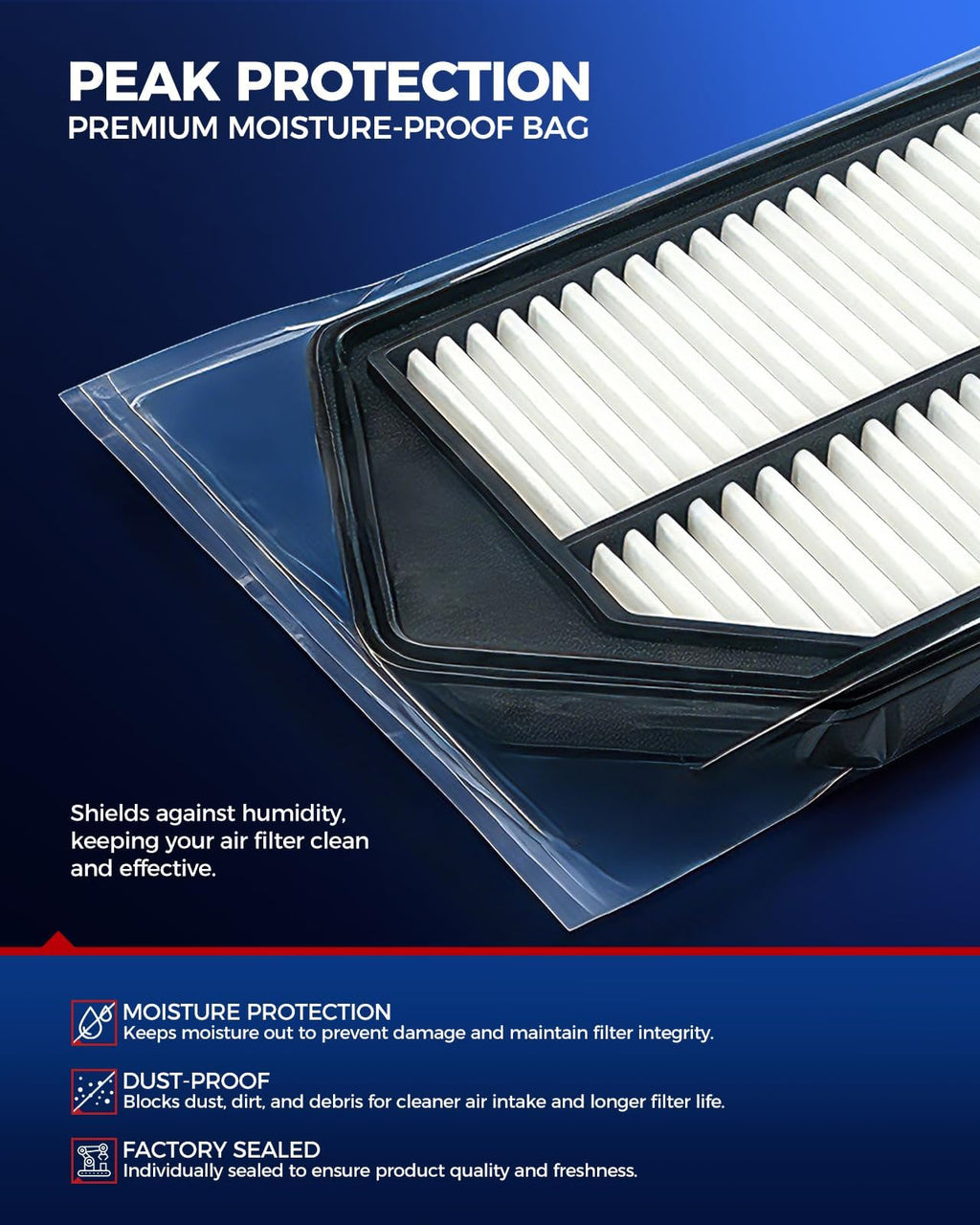 KAX CA12954 Engine Air Filter for INFINITI