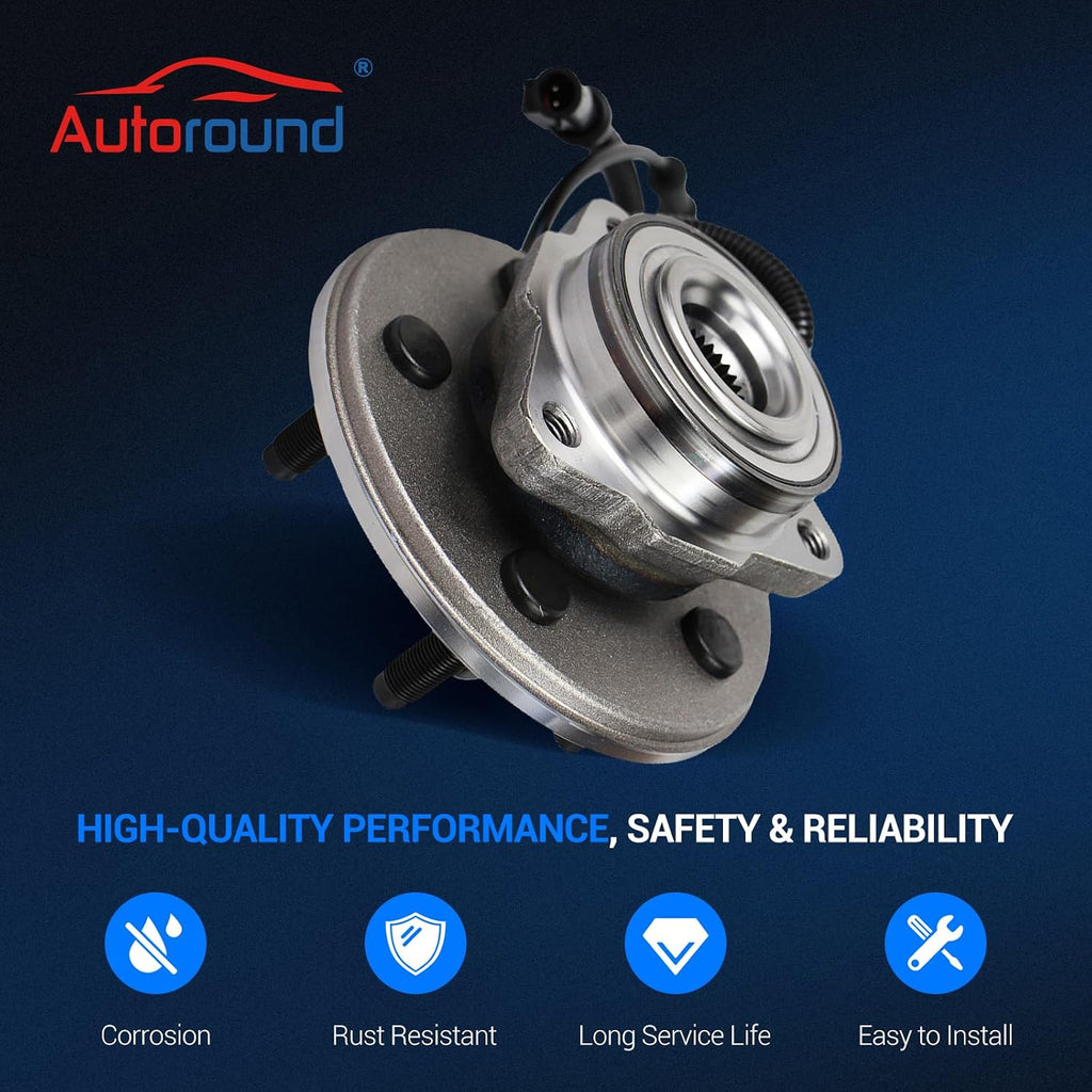 Autoround 515050 Front Wheel Hub Assembly Fit for Ford Explorer 2002-2005