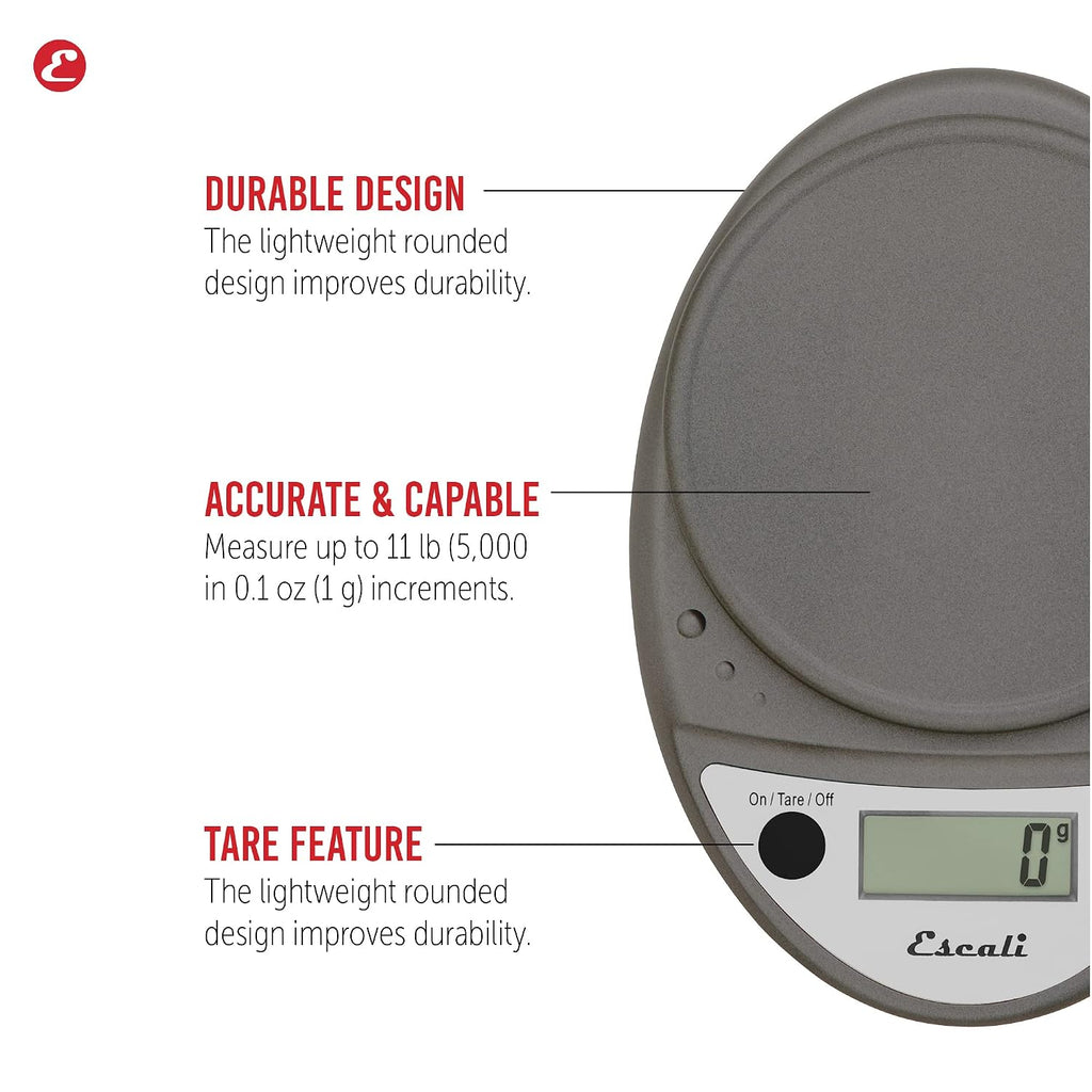 Primo Digital Food Scale Multi-Functional Kitchen Scale and Baking Scale for Precise Weight Measuring and Portion