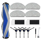 Odashen 13 Pcs Replacement Parts for ECOVACS DEEBOT N20 Plus / N20/ N20 PRO Plus Vacuum Cleaner Accessories, 1 Roller Brushes 4 Side Brushes 2 Filter 4 Mop Pads 1 Cleaning Brush 1 Screw Driver