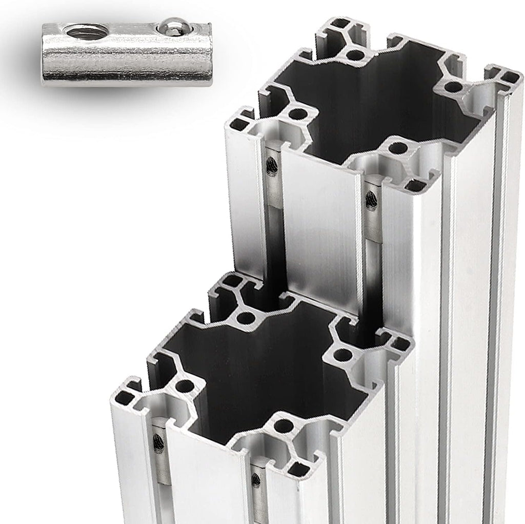 2020 Series M5 Half Round Roll in Spring T Nuts, 50 Pcs