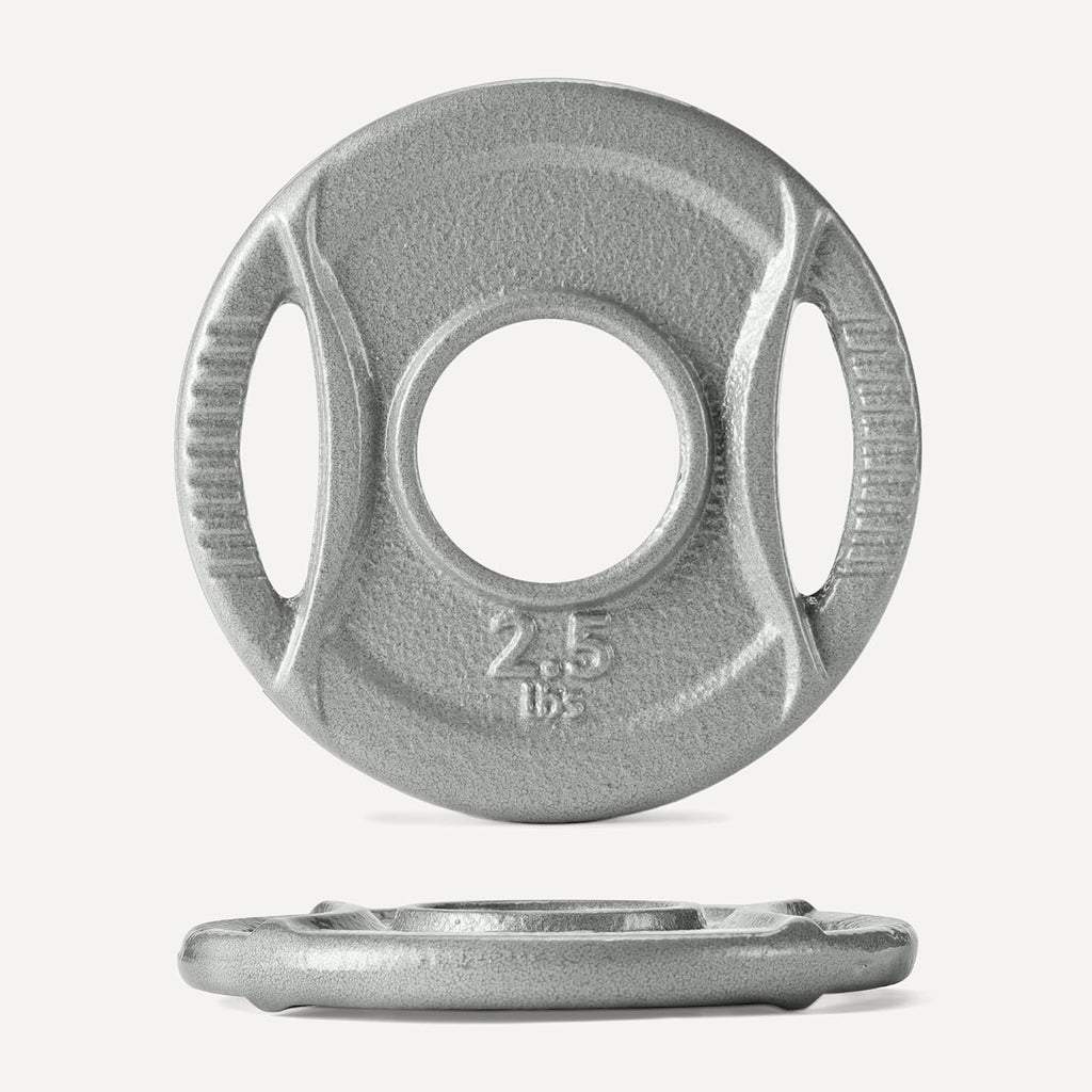 2-Inch Olympic Grip Weight Plates, Cast Iron