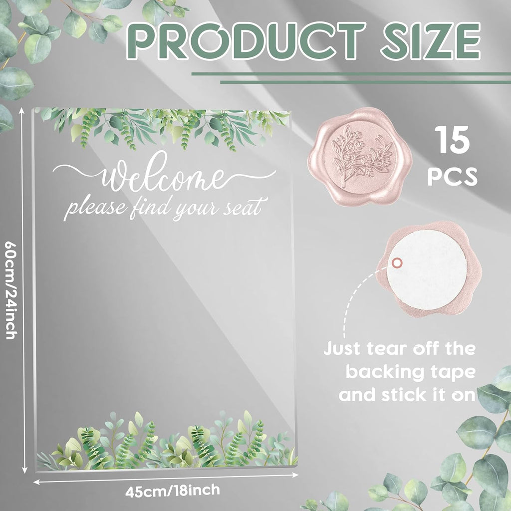 Wedding Seating Chart Board Display 24x18 Welcome Please Find Your Seat Acrylic Table Seating Chart Board for Wedding