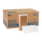 Pacific Blue Basic Recycled Multifold Paper Towels (Previously Branded Envision) by GP PRO (Georgia-Pacific), White