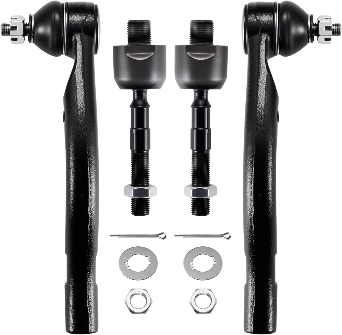 BDFHYK 4PC Inner Outer Tie Rod Kit for Honda Accord 2003-2007 2.4L