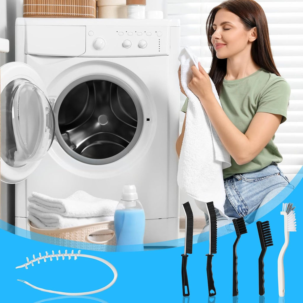 Washing Machine Cleaning Brush Set for Front Load Washer Cleaner, 6PCS