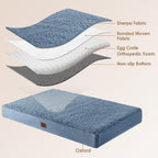 Orthopedic Dog Bed Large with Removable Washable Cover, 36x27