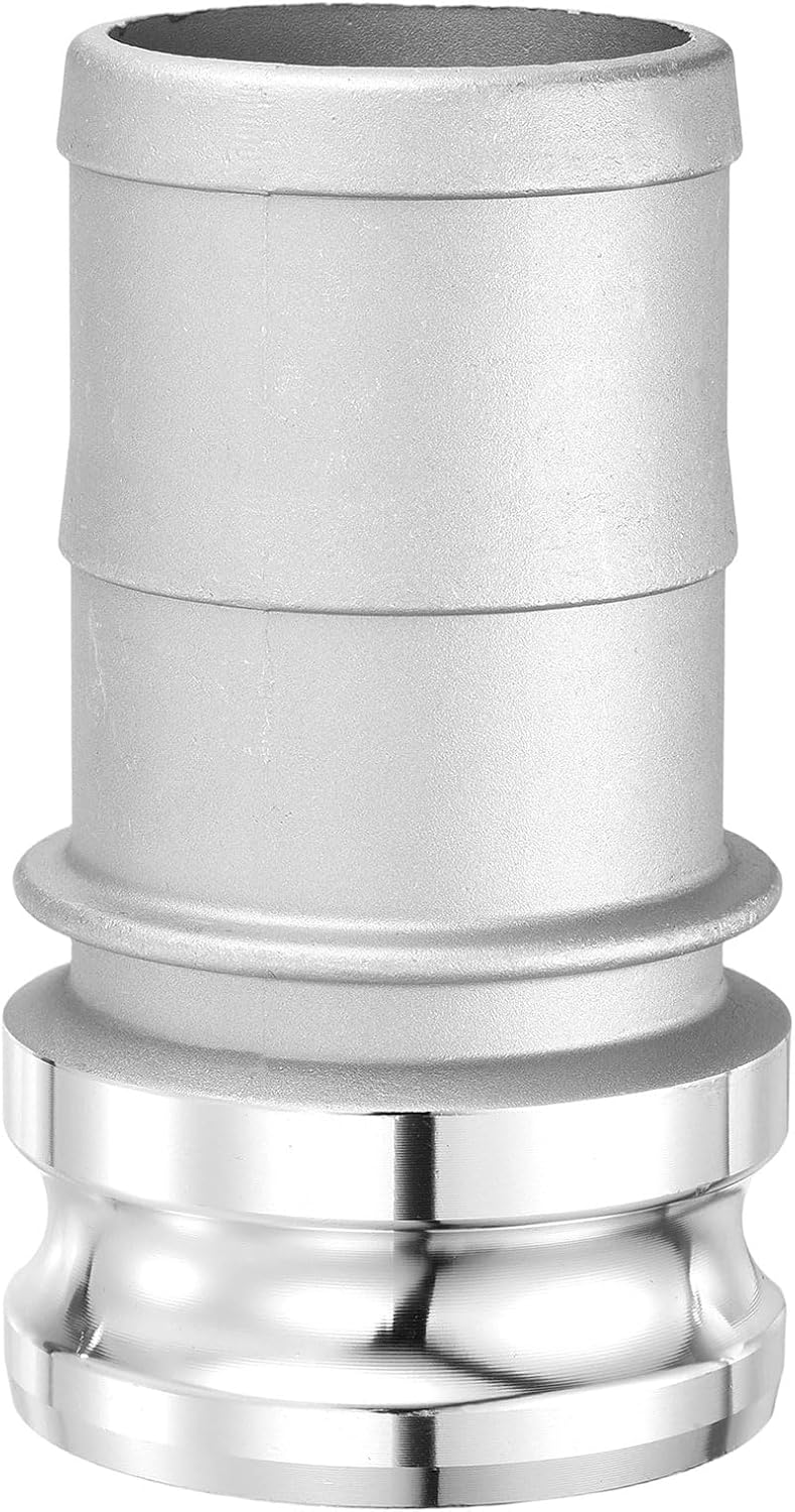 Aluminum Type E Cam Lock Fitting 3"x3" W/ 3.54" Hose Shank