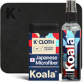 Koala Eyeglass Lens Cleaner Spray Kit | Japanese Microfiber (2 Piece Set) | (1x) Glasses Cleaner Bottle + (1x)