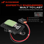 A-Premium Rear HVAC Blower Motor Resistor with 7 Pins Connector