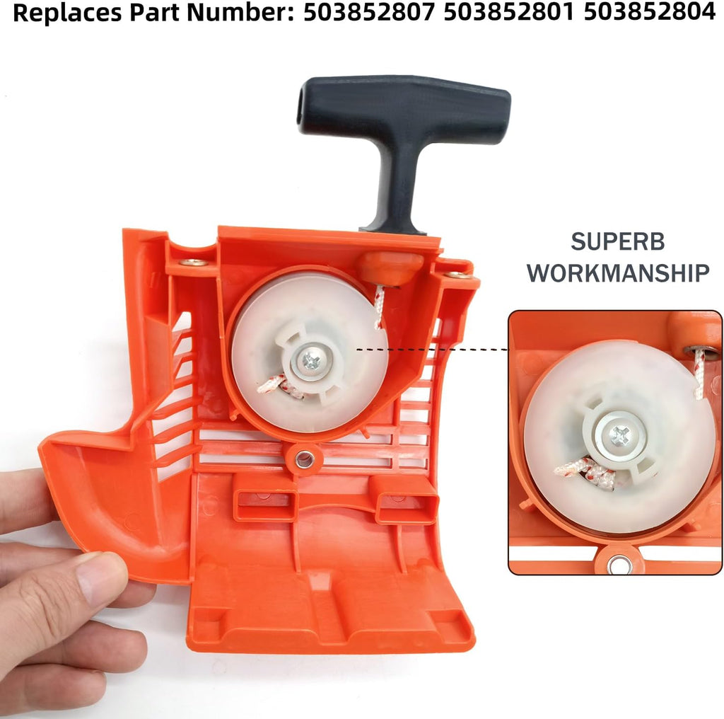 shiosheng Recoil Pull Starter for Husqvarna 503852807 503852804 Trimmer Starter Assembly for 123 322 223L 325 323 326 and 327