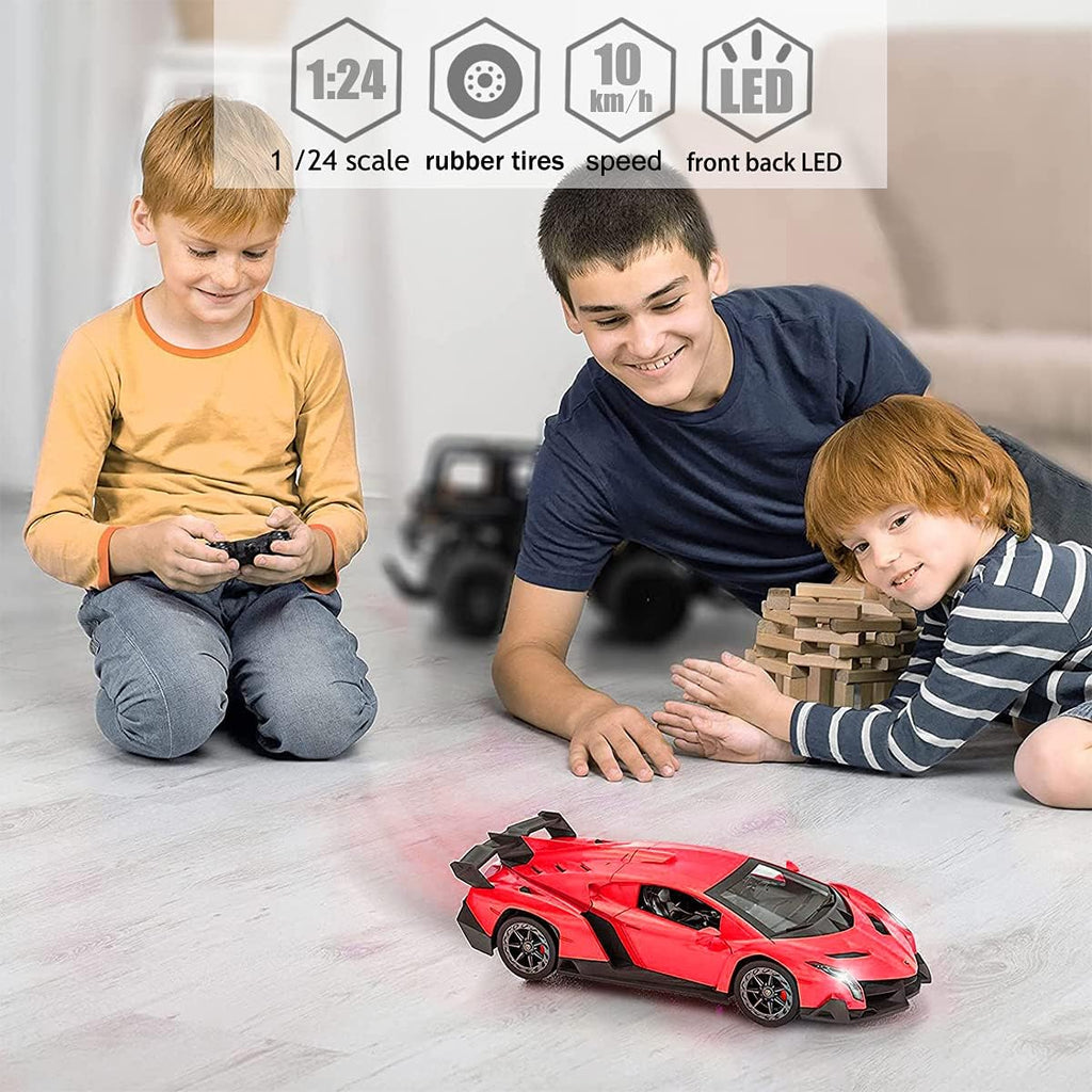 Remote Control RC CAR Racing Cars Compatible with Lamborghini Veneno Officially Licensed 1:24 Toy RC Cars Model