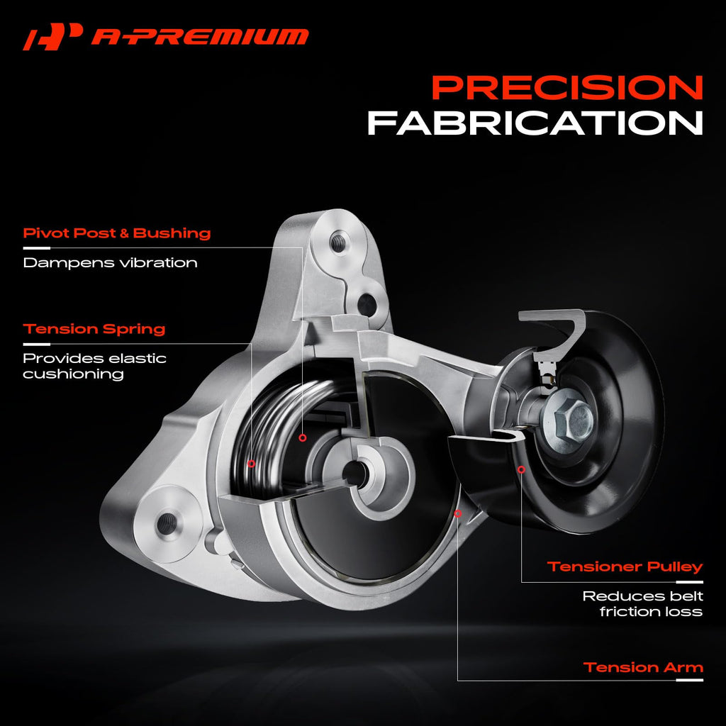 A-Premium Belt Tensioner Assembly with Pulley