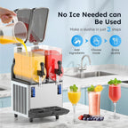 Commercial Slushie Machine, 30L 8 Cal Tank Frozen Drink Machine