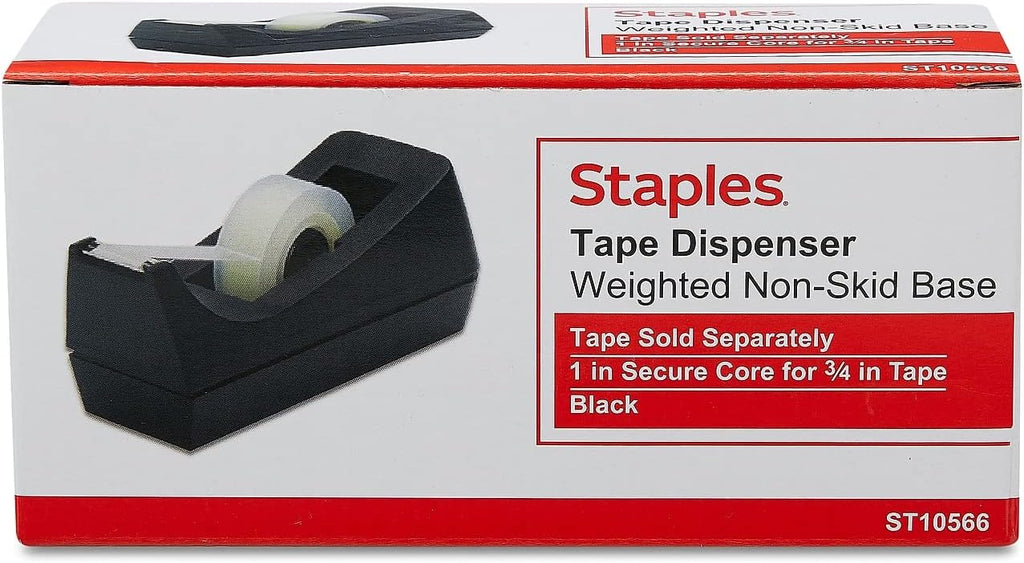 Desktop Tape Dispenser, Black, Everyday Tape Holder
