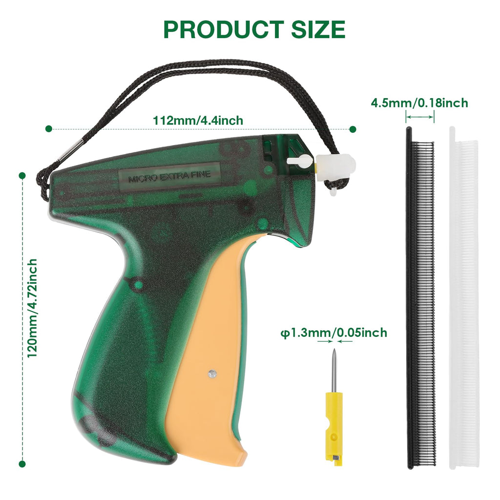 Tagging Gun Kit, Fine Stitch Tagging Gun for Clothing Mini Stitch Gun for Clothes Sewing Quilting Hemming Quick