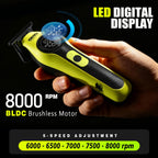 Hair Trimmer for Men, Cordless Zero-Gap BLDC, Rechargeable