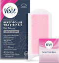 Ready-To-Use Waxing Kit For Women | Wax Strips For Body Hair Removal, Wax Kit For Ingrown Hair Treatment, Personal