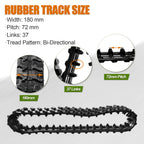 Kinglinyue 2Pack Rubber Track 180x72x37 Compatible with Mini Excavators