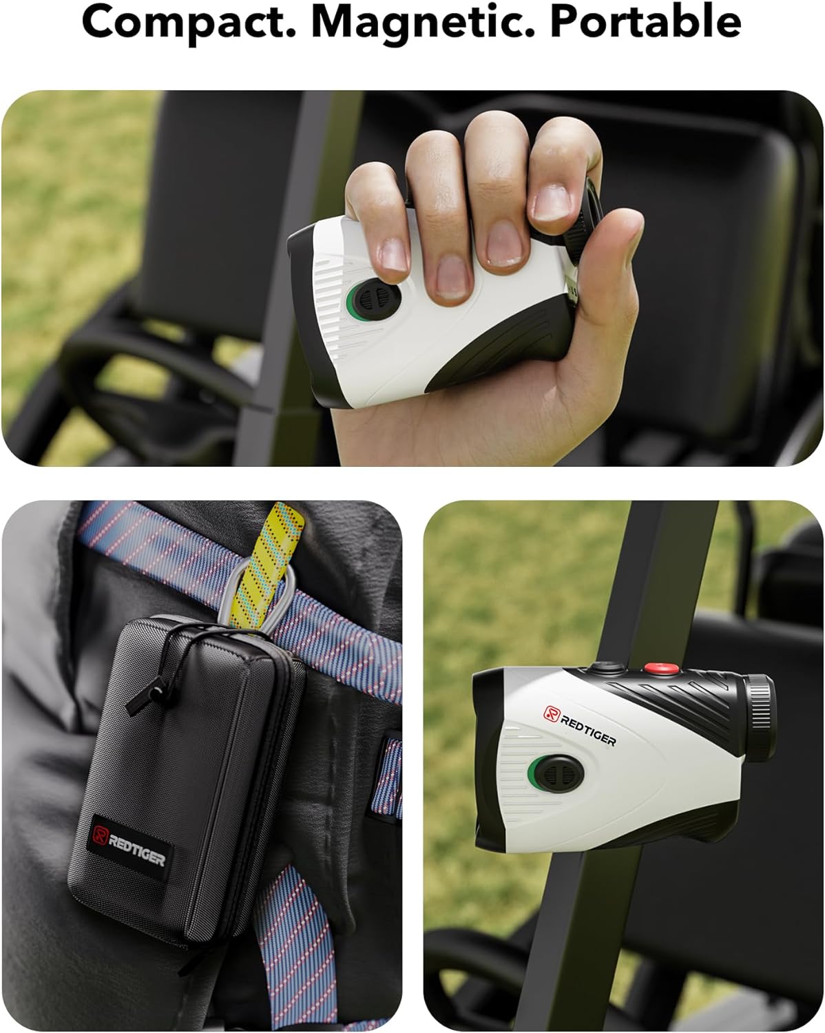 Golf Rangefinder with Slope On/Off,7X Magnification 1200 Yards | Flag Pole Lock with Vibration,IP54 Water