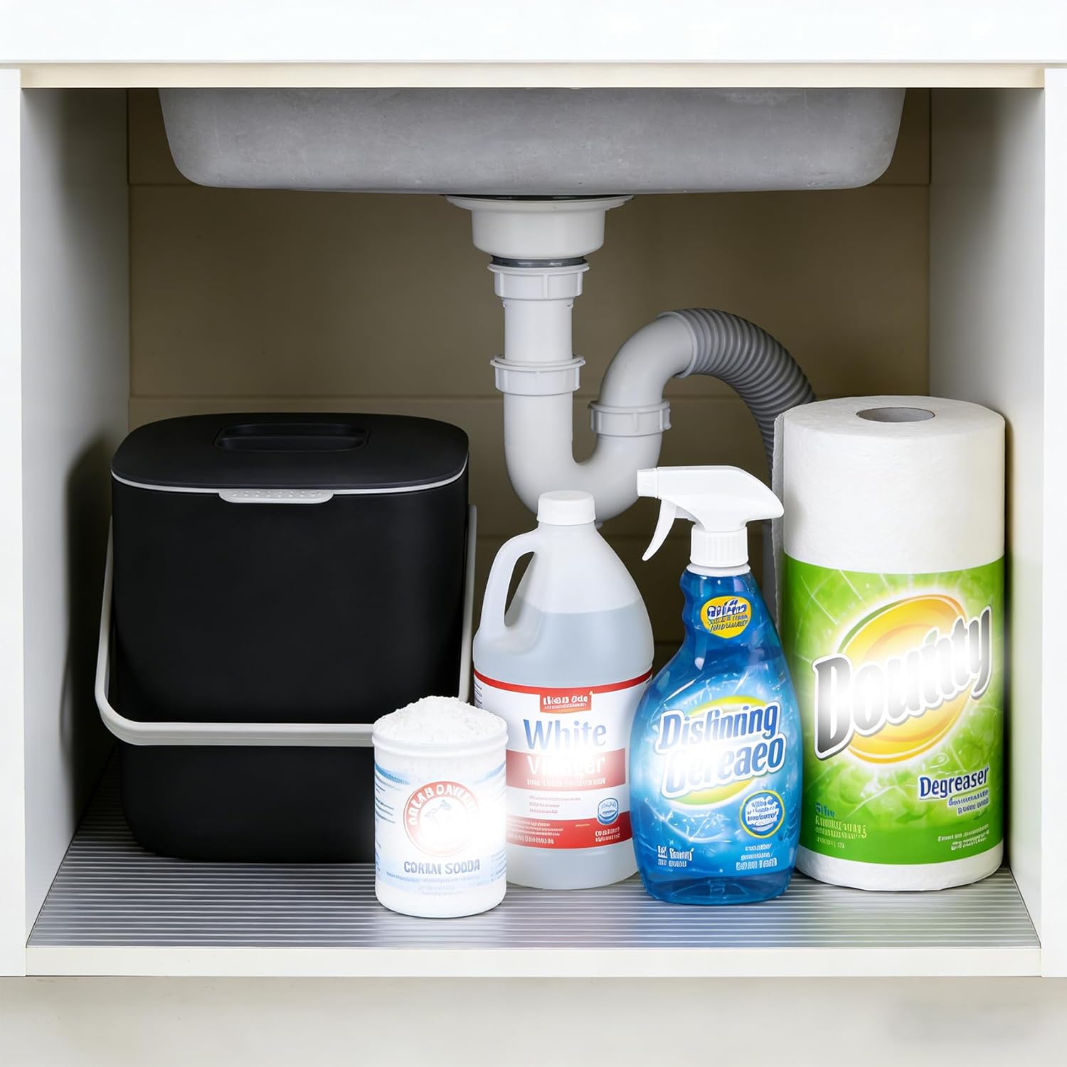 Compost Bin Kitchen, Sealed Countertop Compost Bin，No Filter Required, 0.7Gal Indoor Compost Bin, Compost Bucket with