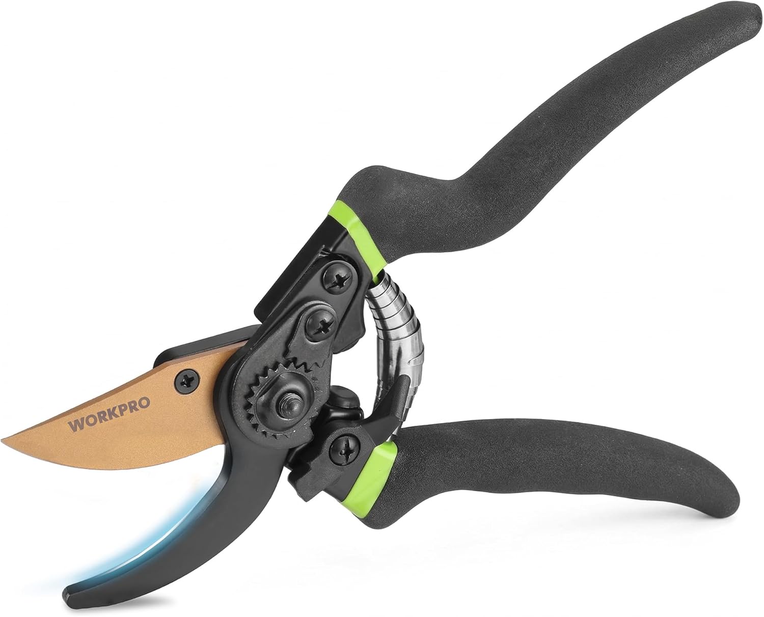 8.5" Bypass Pruning Shears, Die-cast Aluminum Handle, Garden Shears with Sharp SK5 Blade, Garden Clippers, Hand