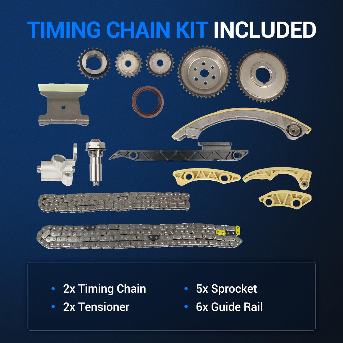 Autoround Timing Chain Kit Fits Chevy