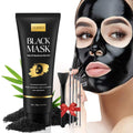 Blackhead Remover Mask Kit, Charcoal Peel Off Facial Mask with Brush and Pimple Extractors, Deep Cleansing for Face