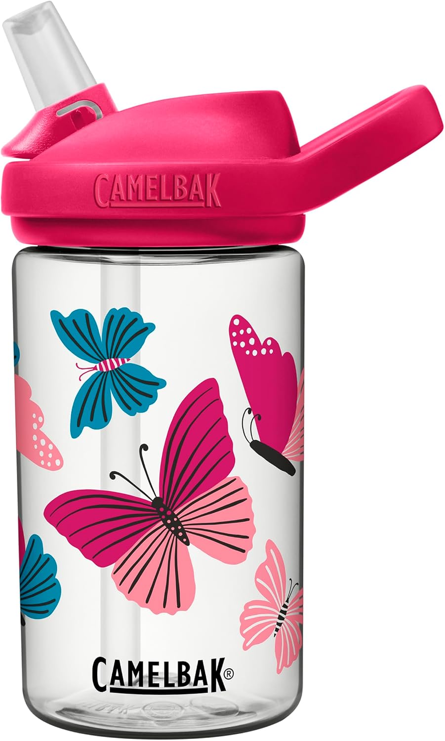 Eddy+ Kids Water Bottle with Bite Valve Straw, Leak‑Resistant Easy Sip Design for Everyday Hydration, 14oz | Kids