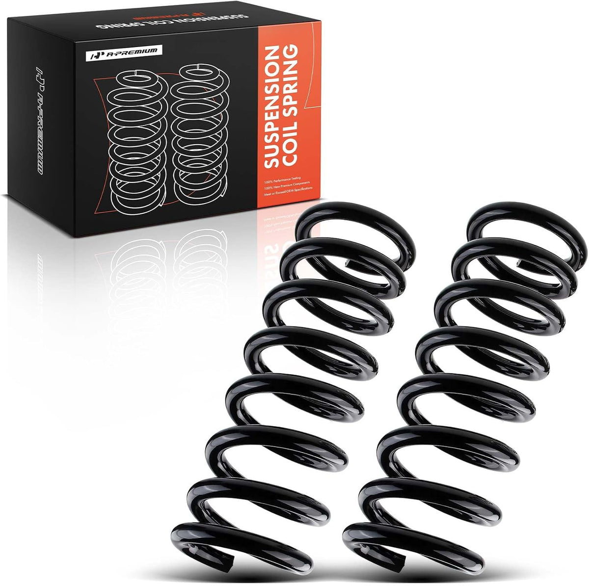 A-Premium 2-Pack Front Coil Spring Set Compatible with Chevrolet, GMC