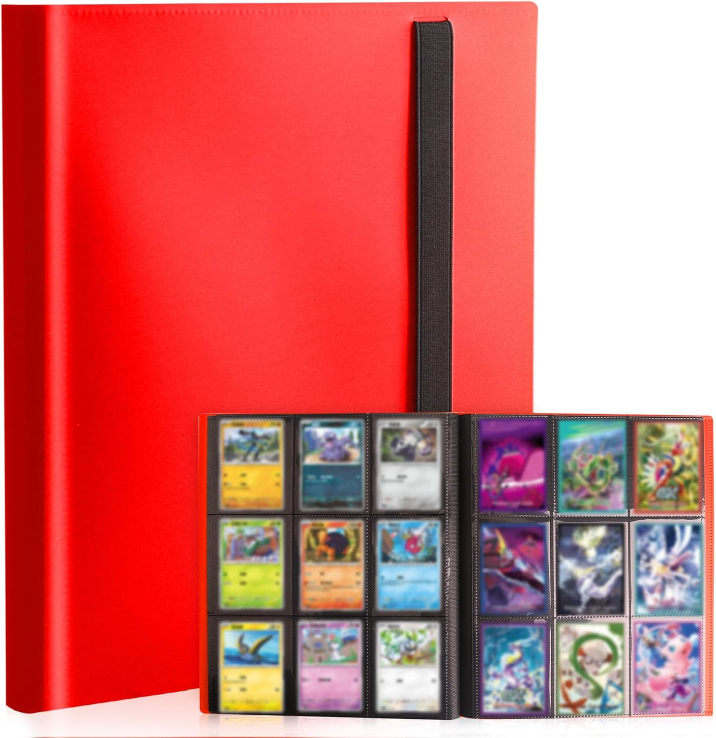 Card Binder 9-Pockets, Trading Card Binder, 20 Pages, 360 Card Capacity Collection Binder, Card Folder for MTG, TCG