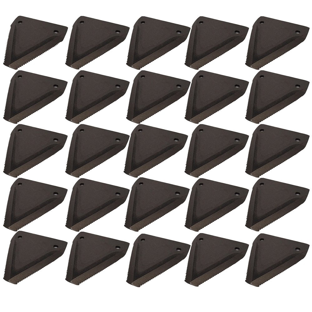 25 Sickle Sections 3 in Under Serrated Fits Case IH 100 1000 1100 1300