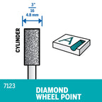Dremel 7123 Diamond Wheel Point, Rotary Tool Accessory