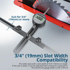 ALLmeter Table Saw Alignment Gauge,Digital Dial Indicator,3/4in Miter Slot