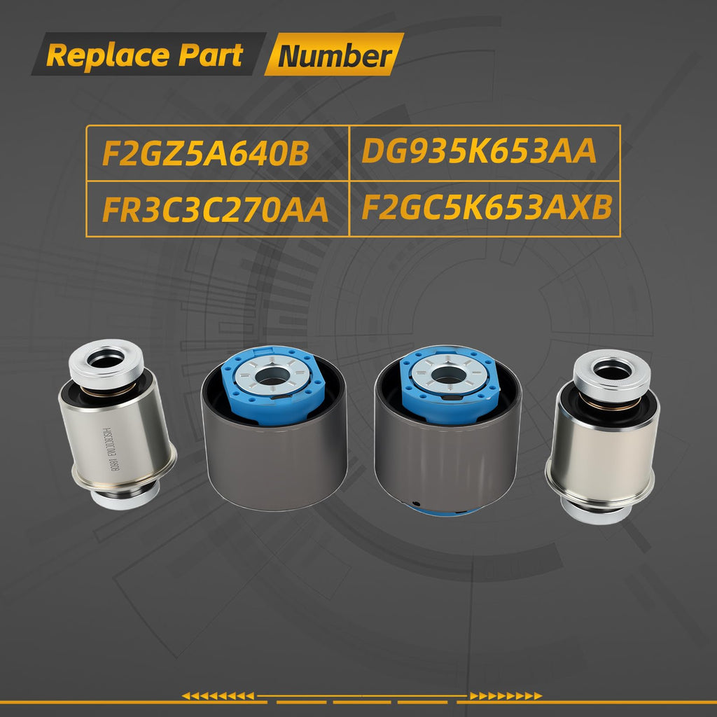Rear Trailing Control Arm Bushing Kit Compatible With Ford Fusion