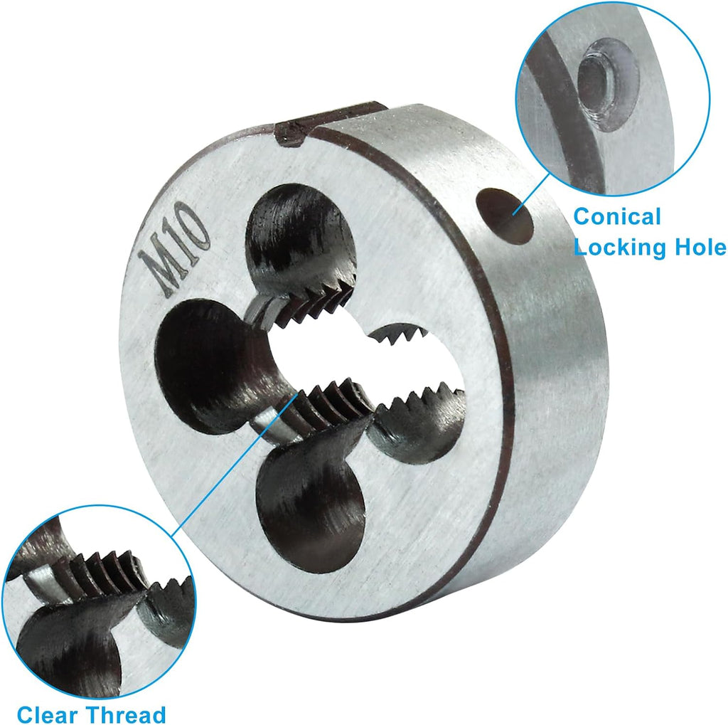M10x1.5 Tap And Die Set, HSS Metric Threading Tool