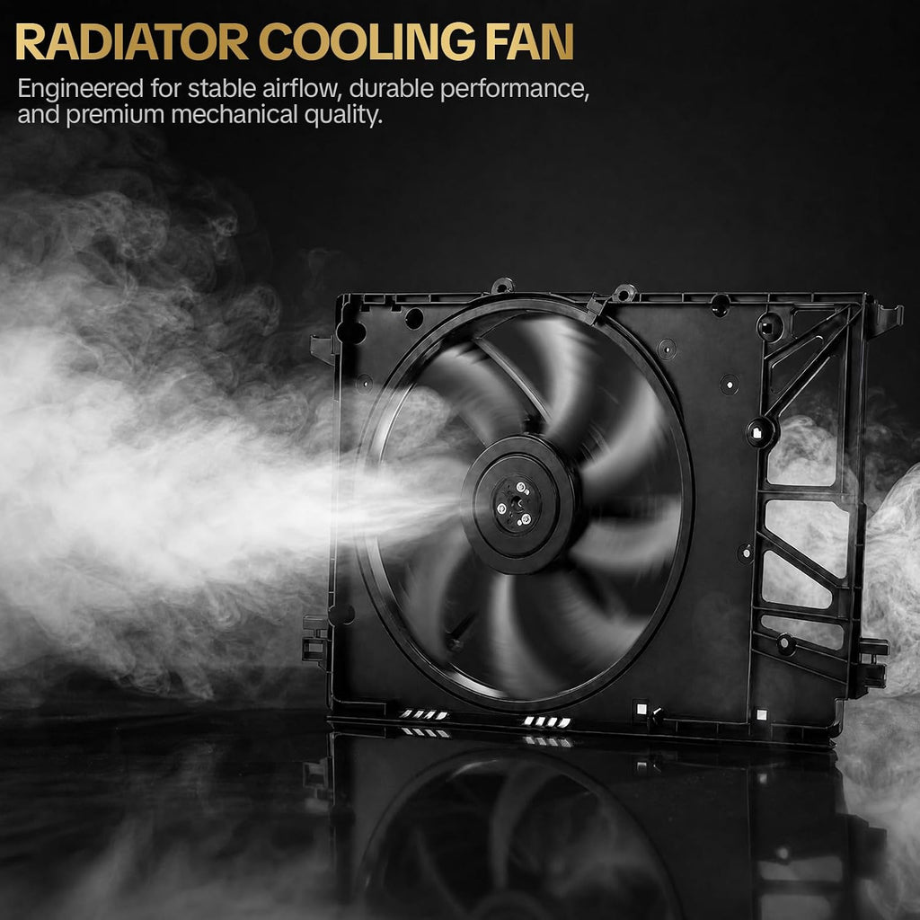 624200 Radiator Cooling Fan Assembly Fits for 2018-2021 Toyota Camry 2.5/3.5/ for 2019-2020 Lexus ES350 3.5L for 2019-2021 Toyota Avalon 3.5L for 2019-2021 Toyota RAV4 2.5L Replaces OE TO3115204