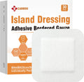 [6''x6''-30count] Carbou Island Dressing Bordered Gauze Sterile Individually Wrapped Gauze Pads,Highly Absorbent