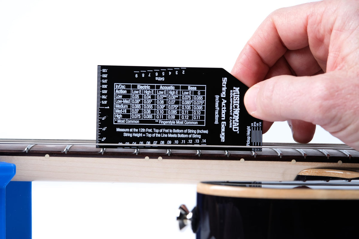 MusicNomad Precision String Action Gauge Ruler for String Height (MN602)