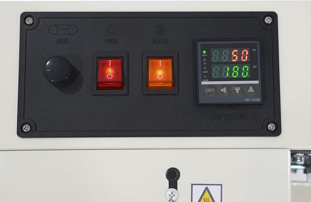 Automatic Continuous Band Sealer, 600W Horizontal Bag Sealing Machine with Digital Temperature Control & LED Display