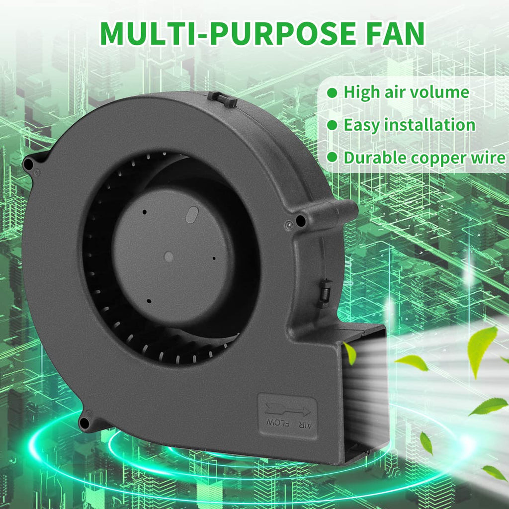 140mm x 40mm Small Centrifugal 12V Squirrel Cage Big Airflow Blower