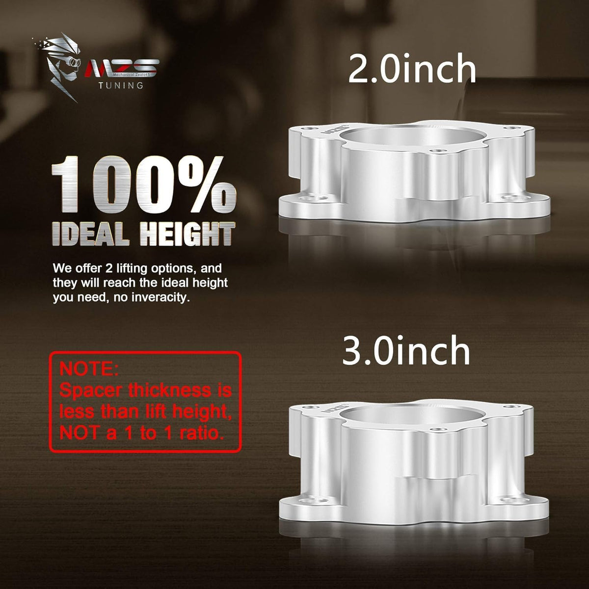 MZS 2" Front Leveling Lift Kit for Frontier Xterra Pathfinder Equator