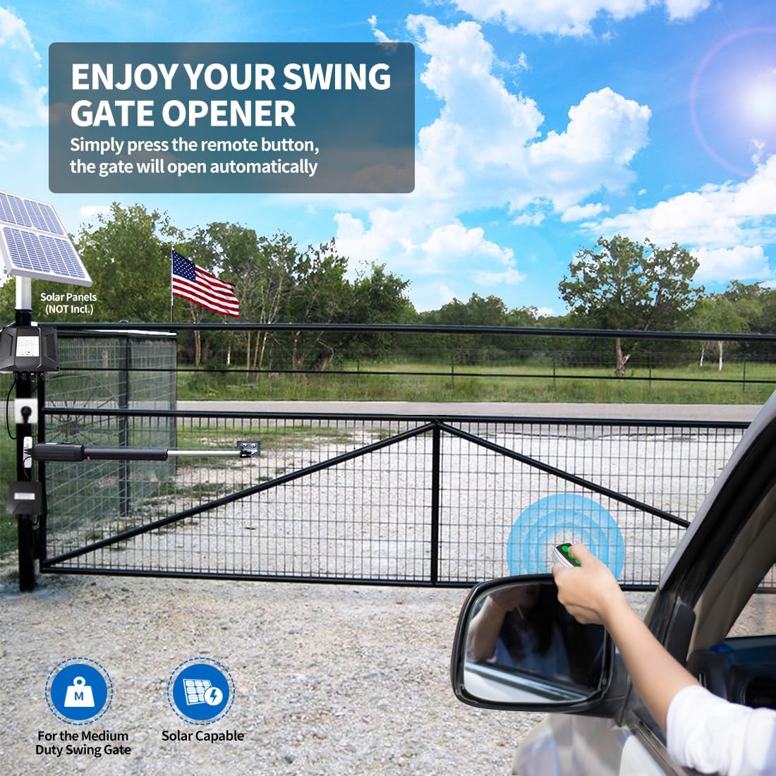 A5131 Single Swing Gate Opener Medium Duty