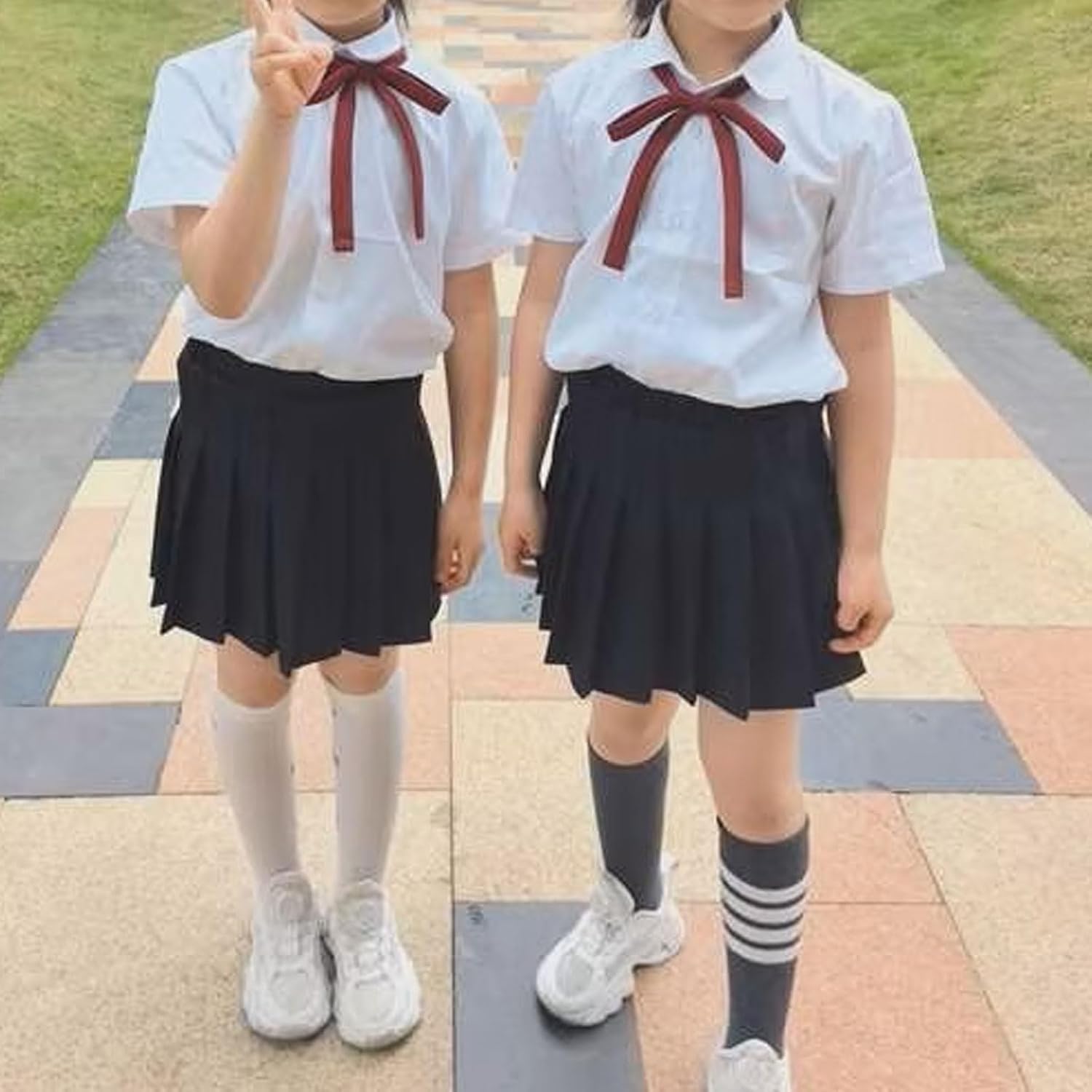 Girls' Pleated Mini Skirt with Undershorts - High Waist Pull-on Tennis School Uniform, Stylish Versatile for All Tops