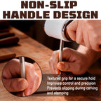 TheCraftGuy Leather Stamping Tools with Swivel Knife, 8 Pack, for Carving