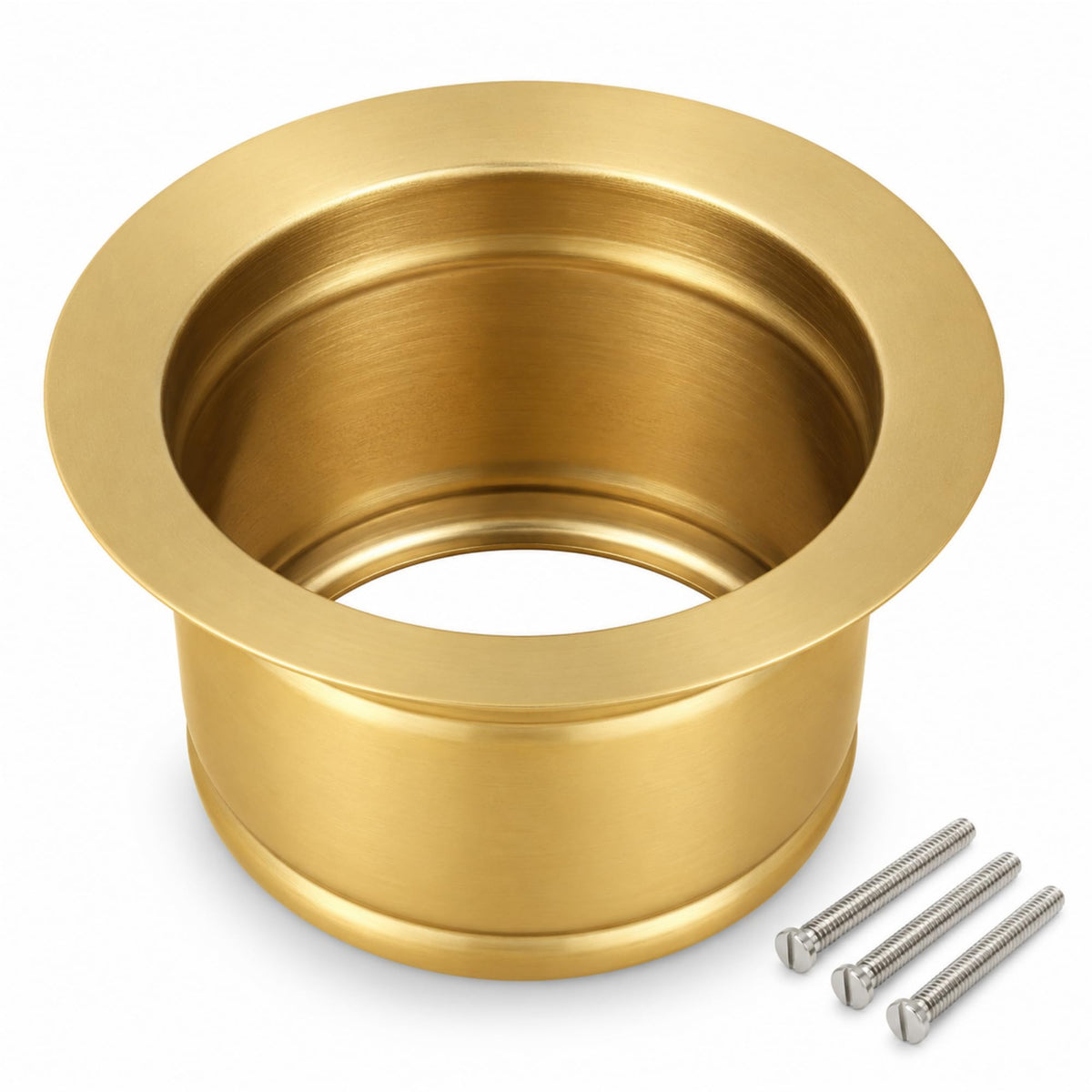 Lonsince Extended Garbage Disposal Flange for Kitchen Sink,Gold Color