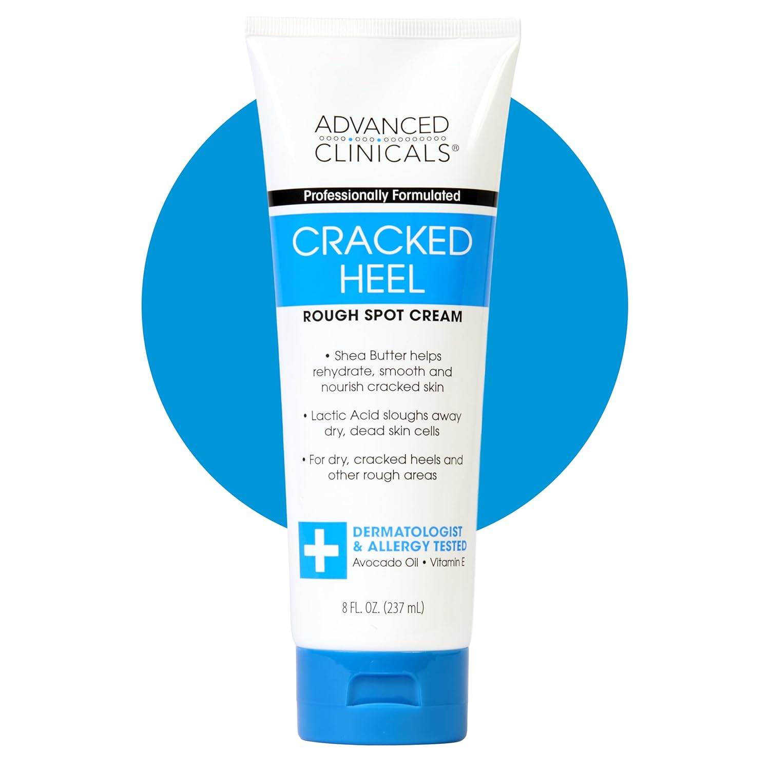 Cracked Heel Foot Cream Skin Care Moisturizer Lotion For Feet W/Shea Butter | Helps Heal Cracked Skin, Rough Spots