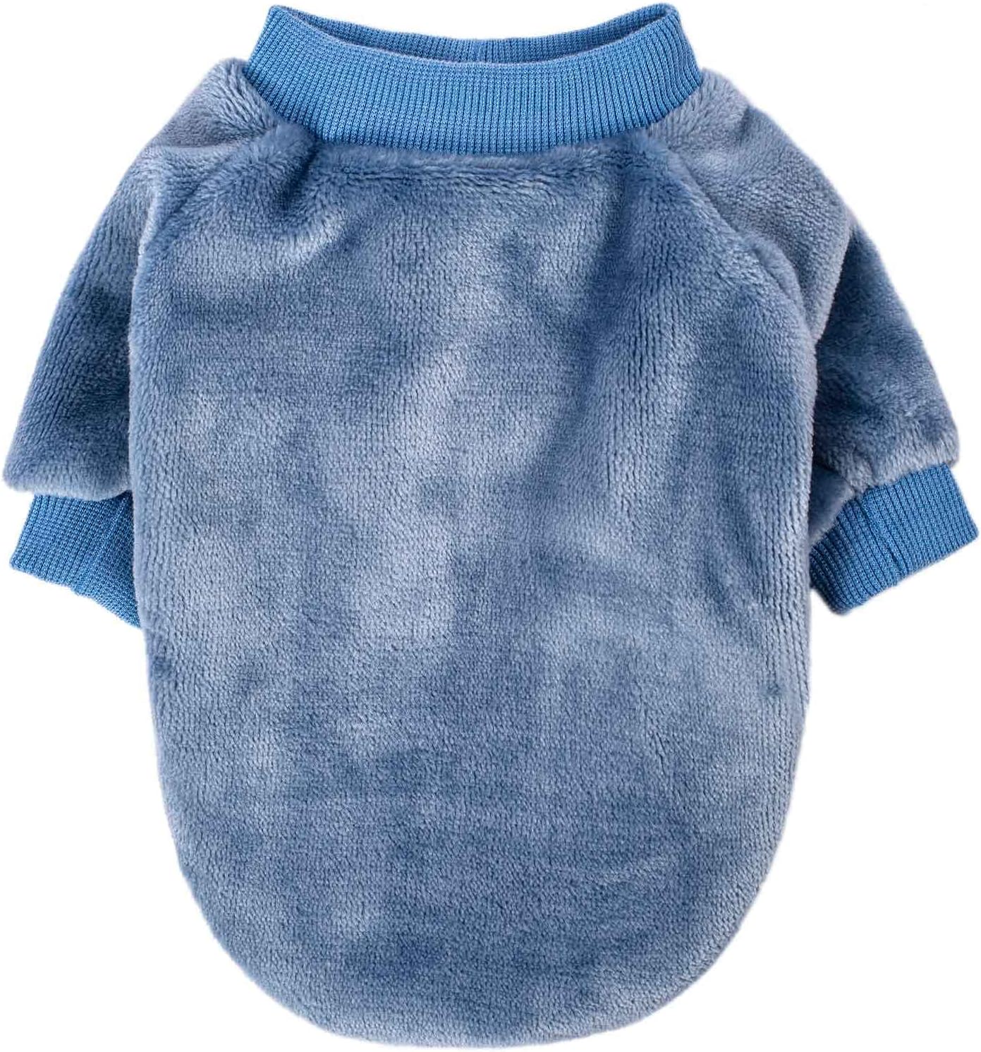 Dog Sweater, 3-Pack Dog & Cat Clothes, Ultra Soft and Warm Pet Jackets XXS XS for Small Dogs Boy & Girl, Winter Pet